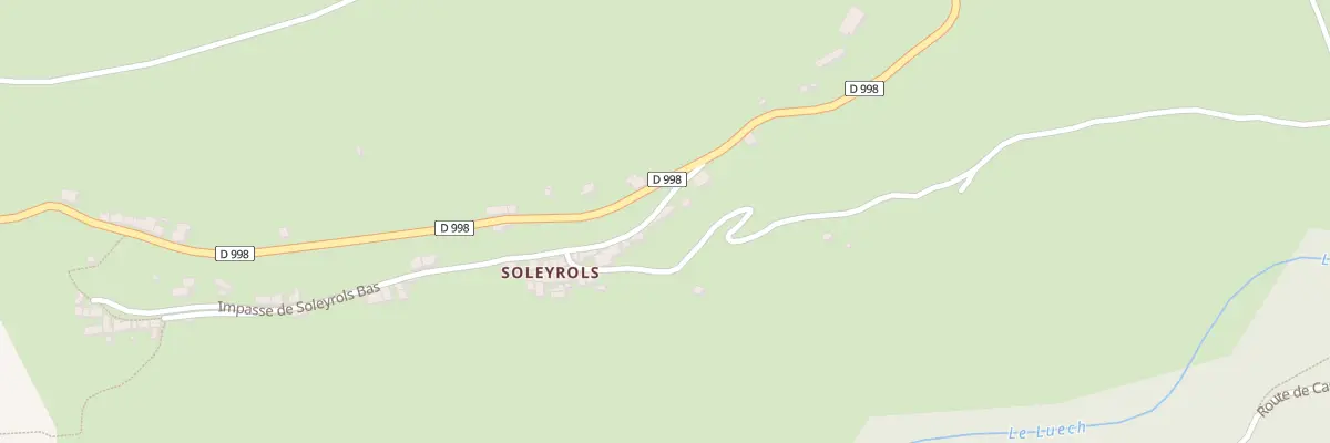 Plan du 48 Imp de Soleyrols bas à Vialas