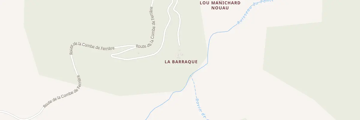 Plan du 5091 La Barraque à Saint-Michel-de-Dèze