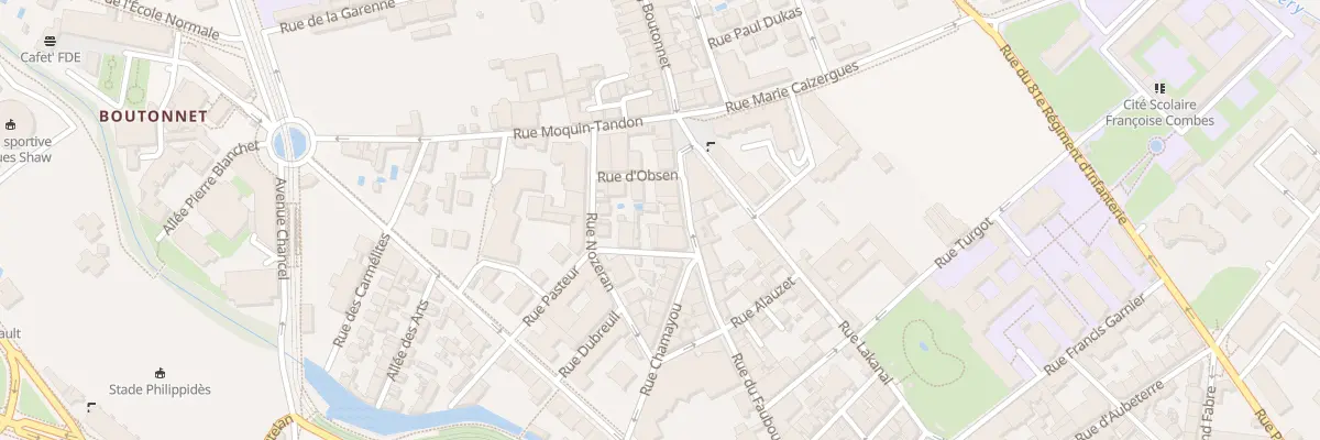 Plan du 39 Rue du Faubourg Boutonnet à Montpellier