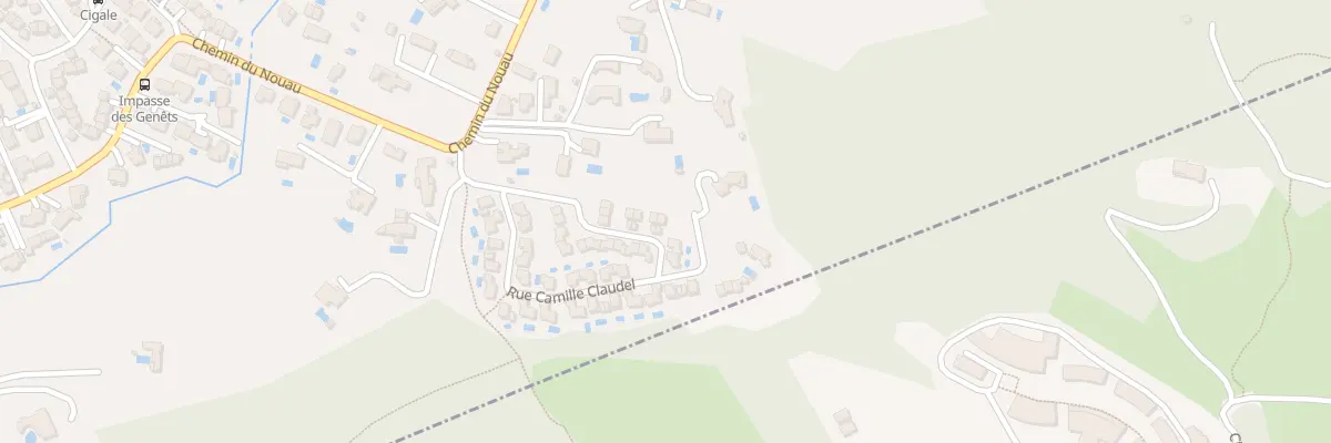 Plan du 330 Rue Camille Claudel à Prades-le-Lez