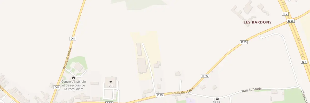 Plan du 427 Route de Vivans à La Pacaudière