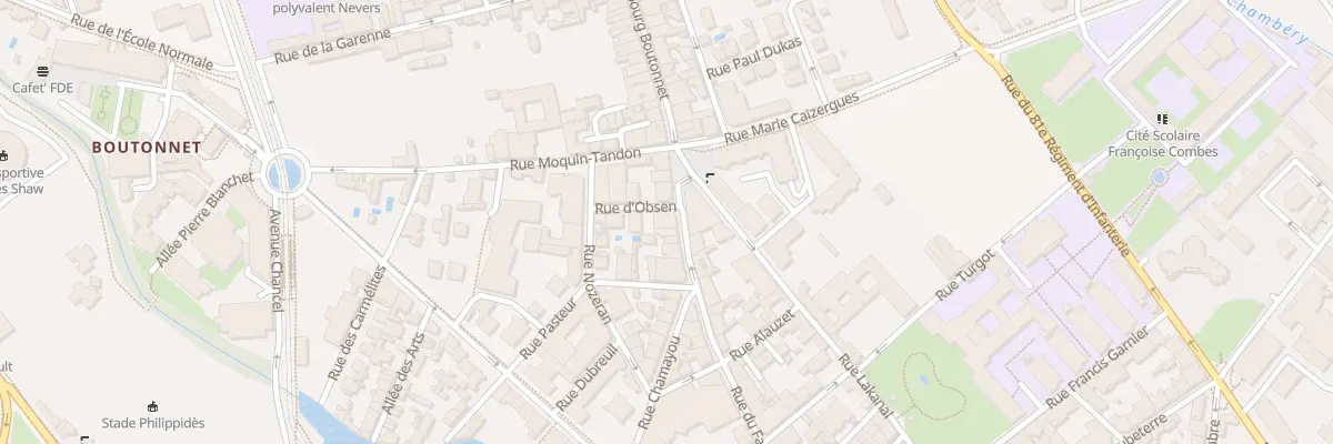 Plan du 45 Rue du Faubourg Boutonnet à Montpellier