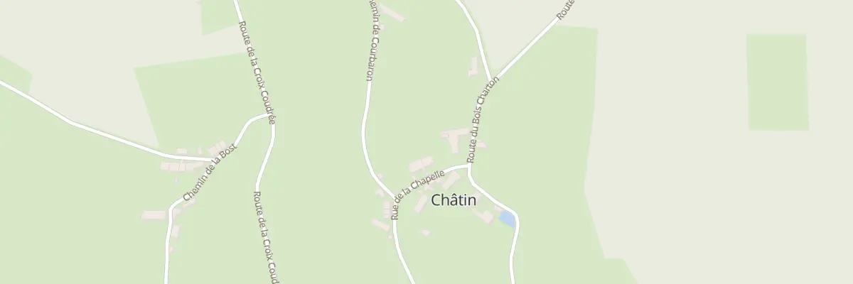 Plan du 43 Le Bourg à Châtin