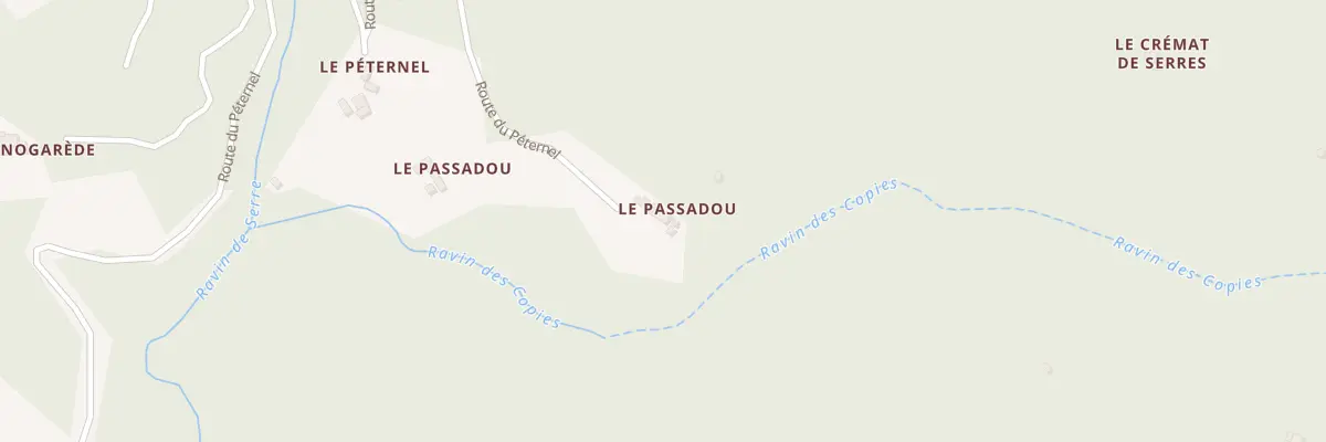 Plan du 5068 Le Pausadou à Saint-Étienne-Vallée-Française