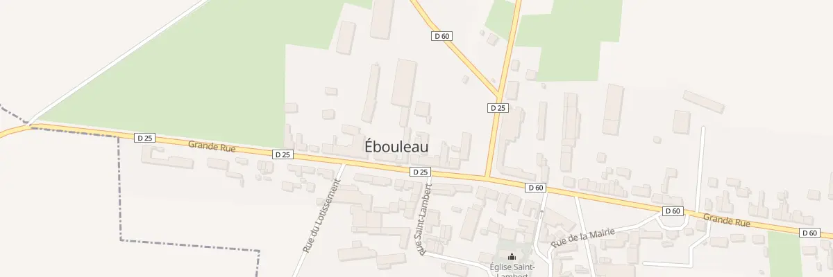 Plan du 13 Gr Gde Rue à Ébouleau