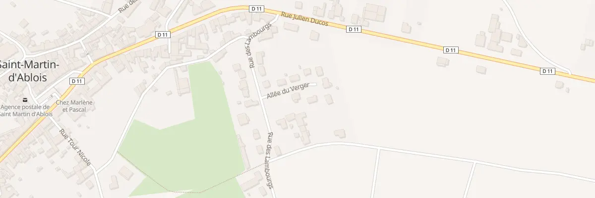 Plan du 2 All du Verger à Saint-Martin-d’Ablois