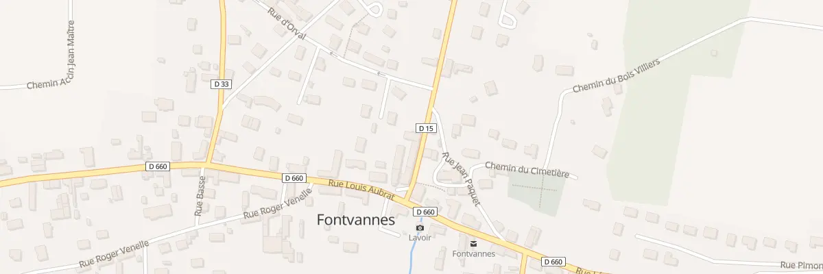 Plan du 1 Rue d’Orval à Fontvannes