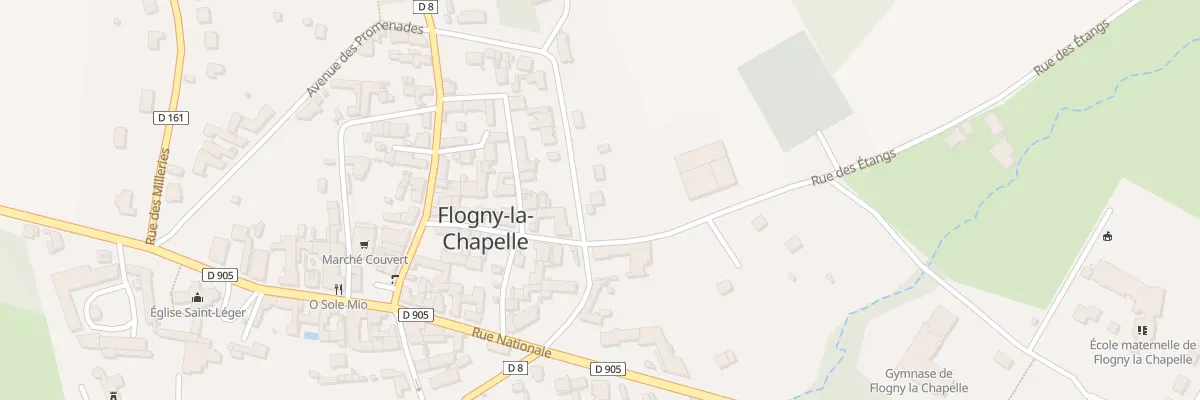 Plan du 6 Av des Promenades à Flogny-la-Chapelle