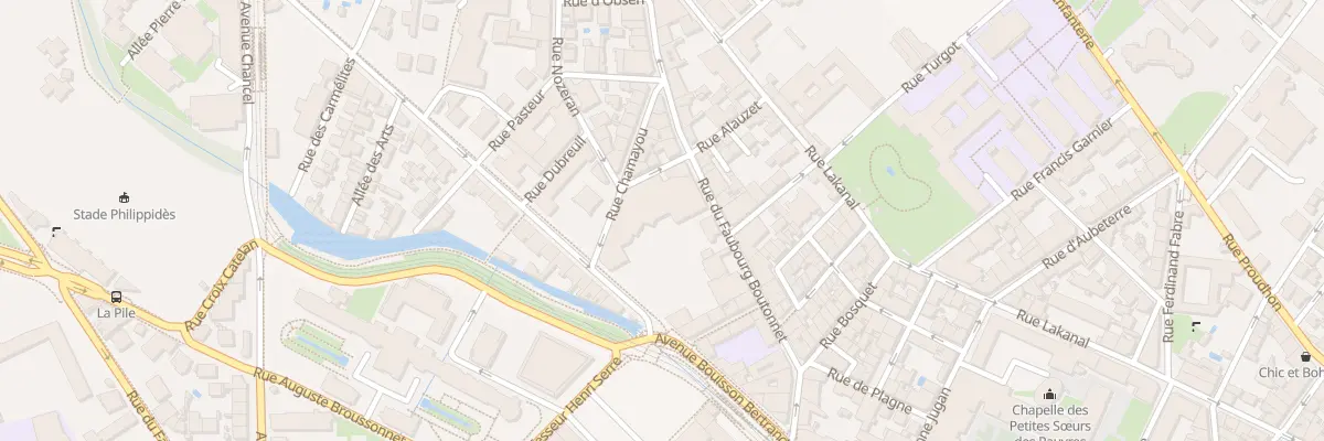 Plan du 23 Rue du Faubourg Boutonnet à Montpellier