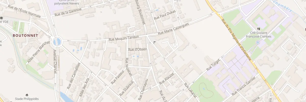 Plan du 50 Rue du Faubourg Boutonnet à Montpellier