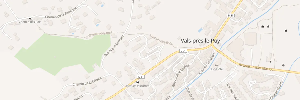 Plan du 2 Rue Jacques Viscomte à Vals-près-le-Puy