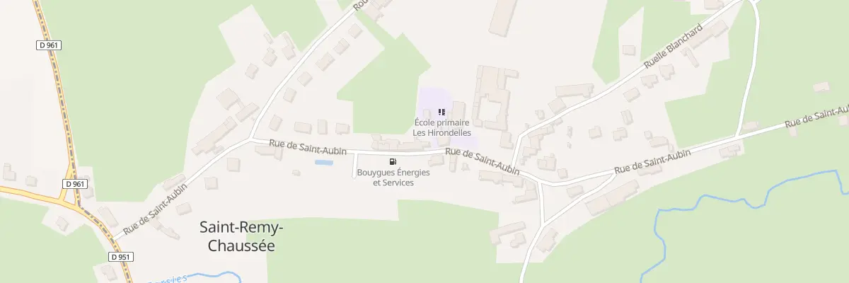 Plan du 25 Rue de Saint Aubin à Saint-Remy-Chaussée