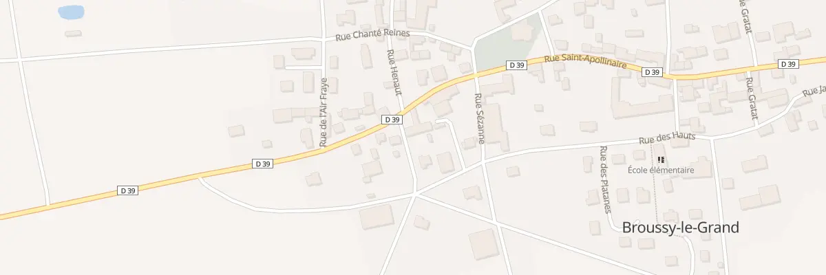 Plan du 1B Rue Henaut à Broussy-le-Grand