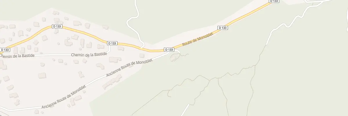 Plan du 9015 Rte de Monoblet à Saint-Hippolyte-du-Fort