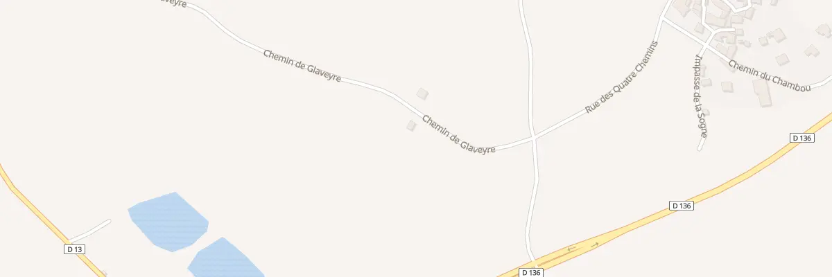 Plan du 113 Che de Glaveyre à Polignac