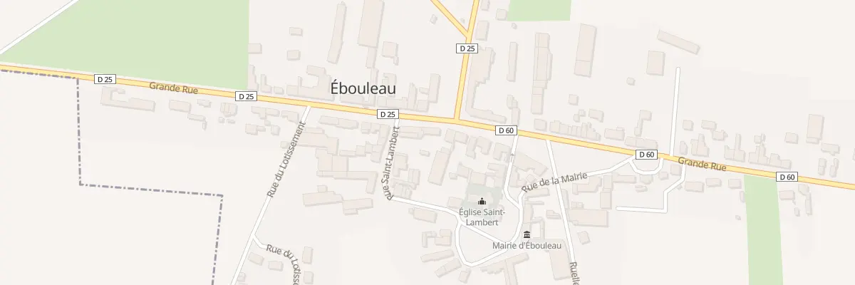 Plan du 24 Gr Gde Rue à Ébouleau