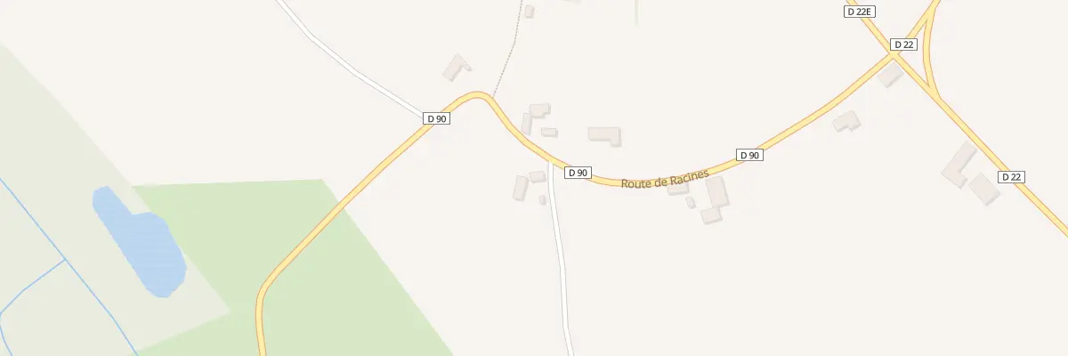 Plan du 15 Rte de Racines à Montfey