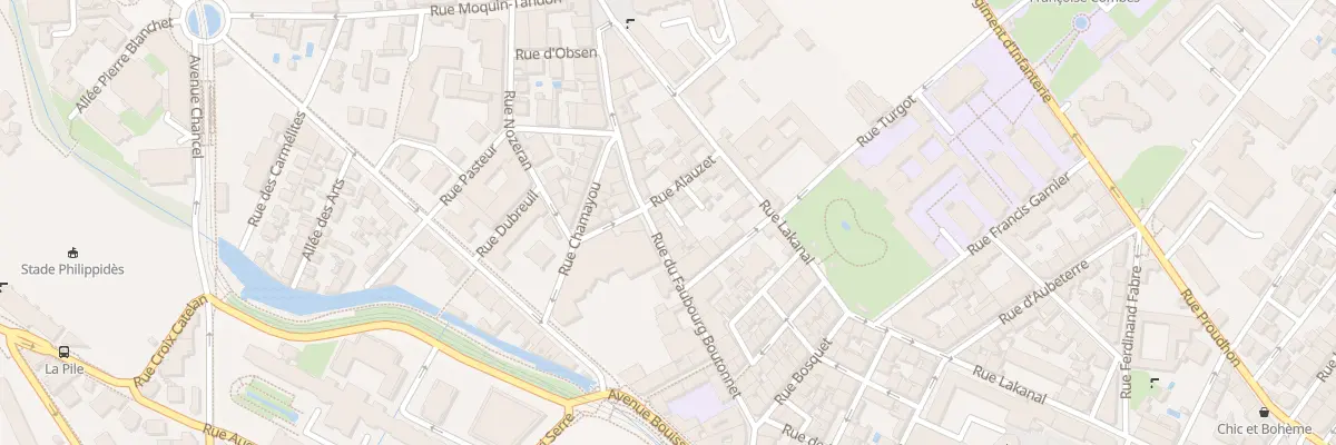 Plan du 34 Rue du Faubourg Boutonnet à Montpellier