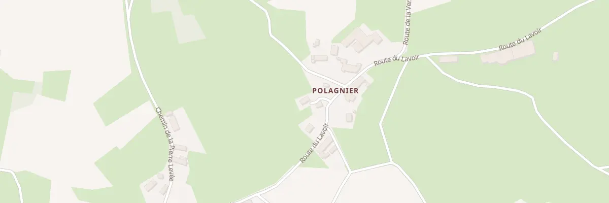 Plan du 5375 Polagnier à Sauvessanges