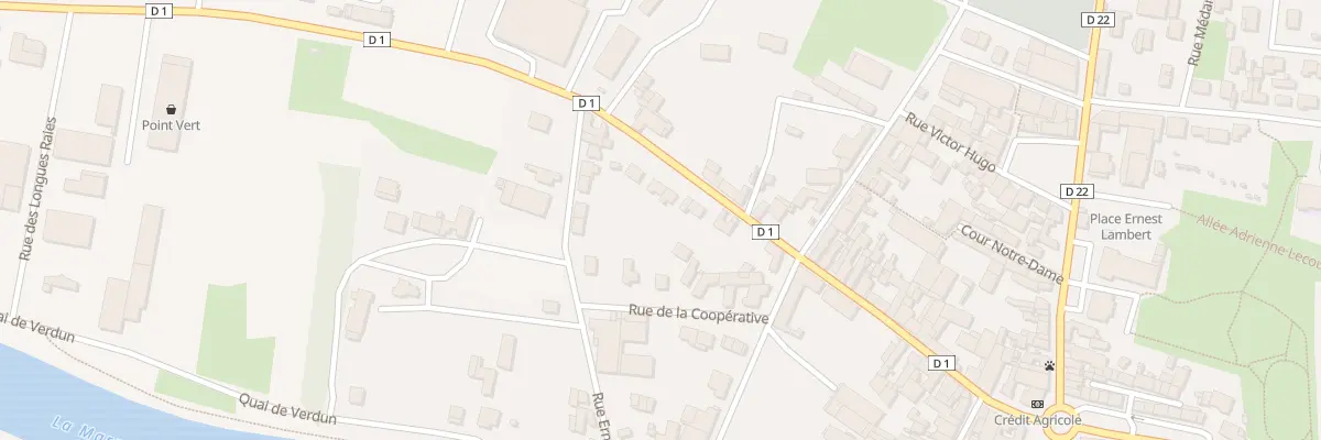 Plan du 31 Rue Georges Clemenceau à Damery