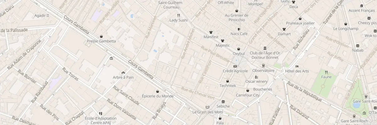Plan du 9 Rue André Michel à Montpellier