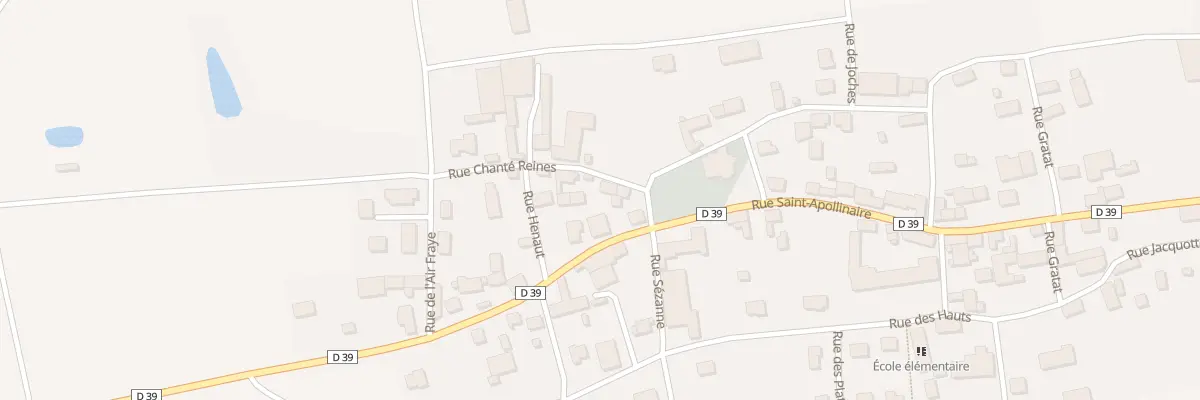 Plan du 3 Rue Chante Reines à Broussy-le-Grand