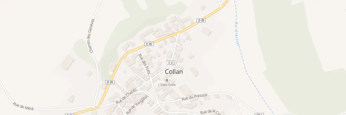 Plan du 6 Rue de l’Ecole à Collan