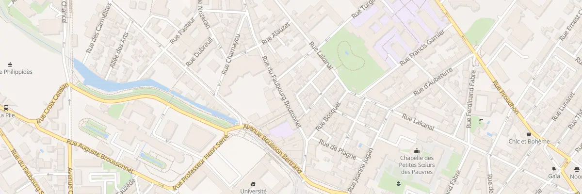 Plan du 26 Rue du Faubourg Boutonnet à Montpellier