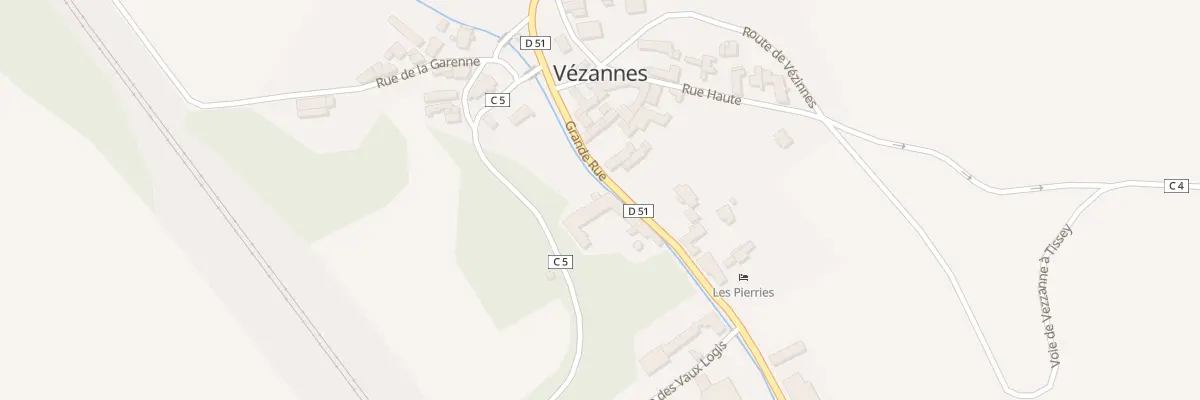 Plan du 4 Grande Rue à Vézannes