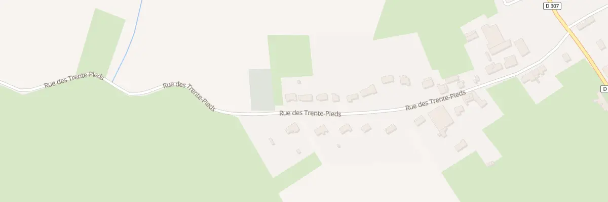 Plan du 36 Rue des Trente Pied à Boussières-sur-Sambre