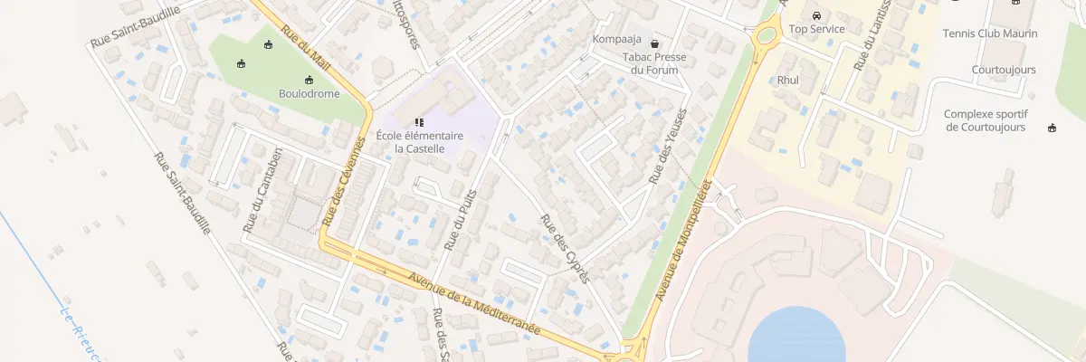 Plan du 18 Rue des Cypres à Lattes