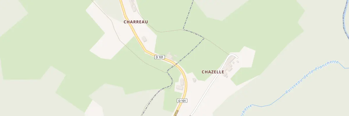 Plan du 3315 Rte de Sauvain à Chalmazel-Jeansagnière