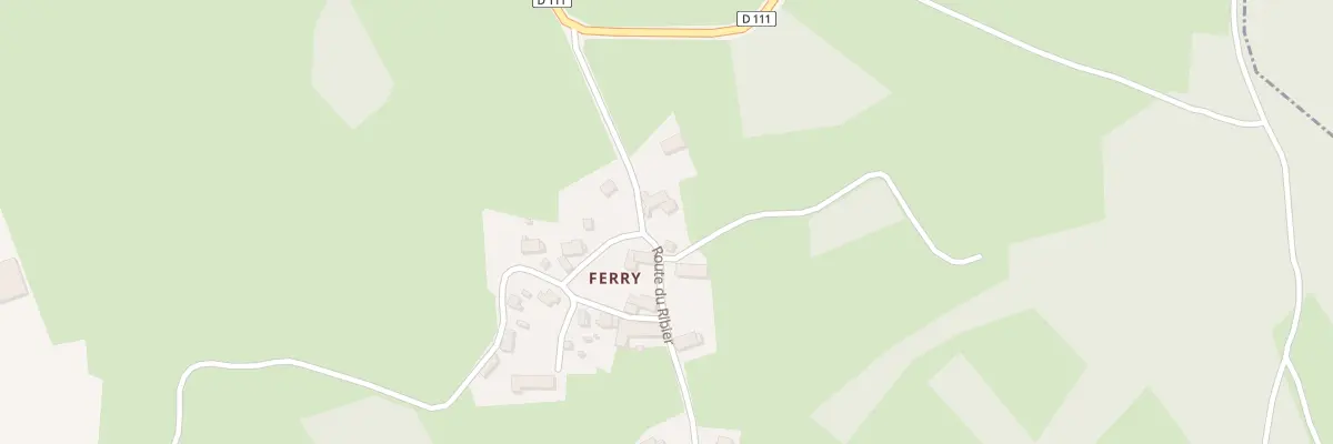 Plan du 5030 Ferry à Sauvessanges