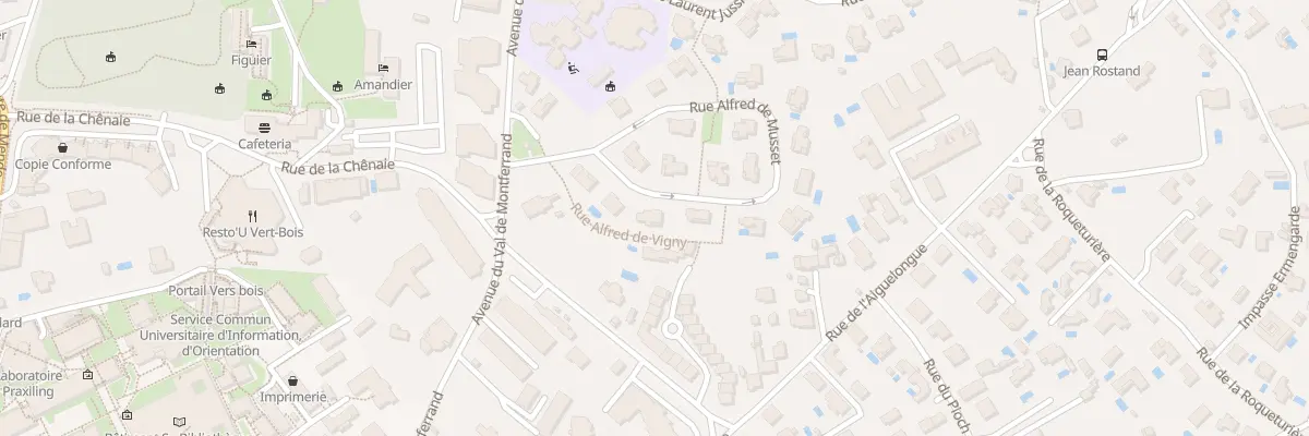 Plan du 425 Rue Alfred de Musset à Montpellier