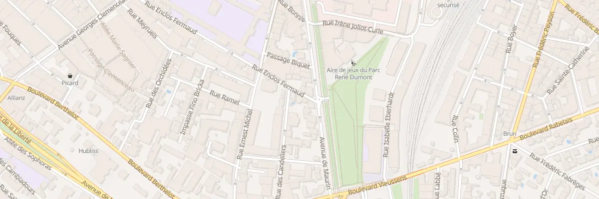 Plan du 32B Rue Enclos Fermaud à Montpellier