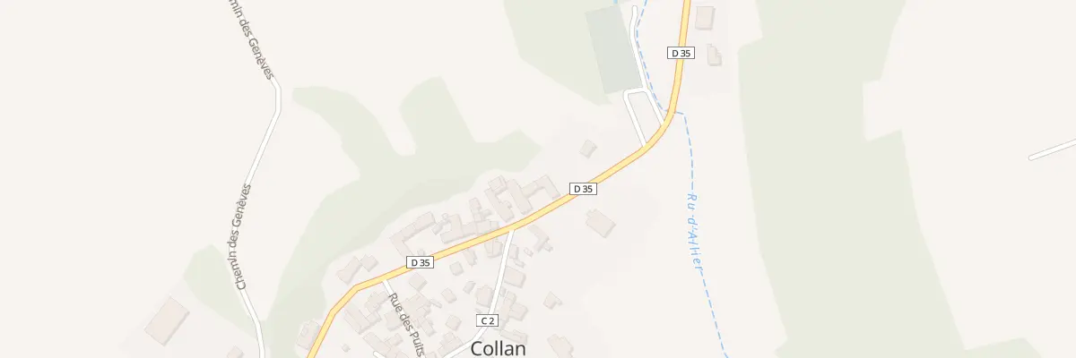 Plan du 27 Rte de Tonnerre à Collan