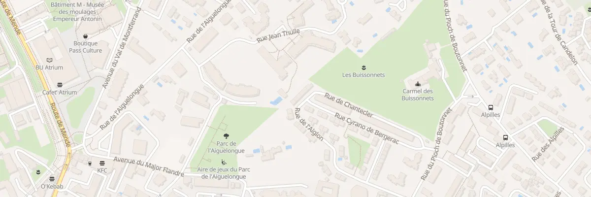Plan du 37 Rue de l’Aiglon à Montpellier