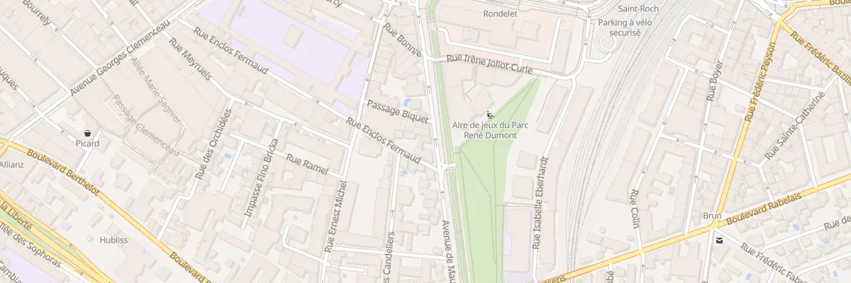 Plan du 20 Av de Maurin à Montpellier