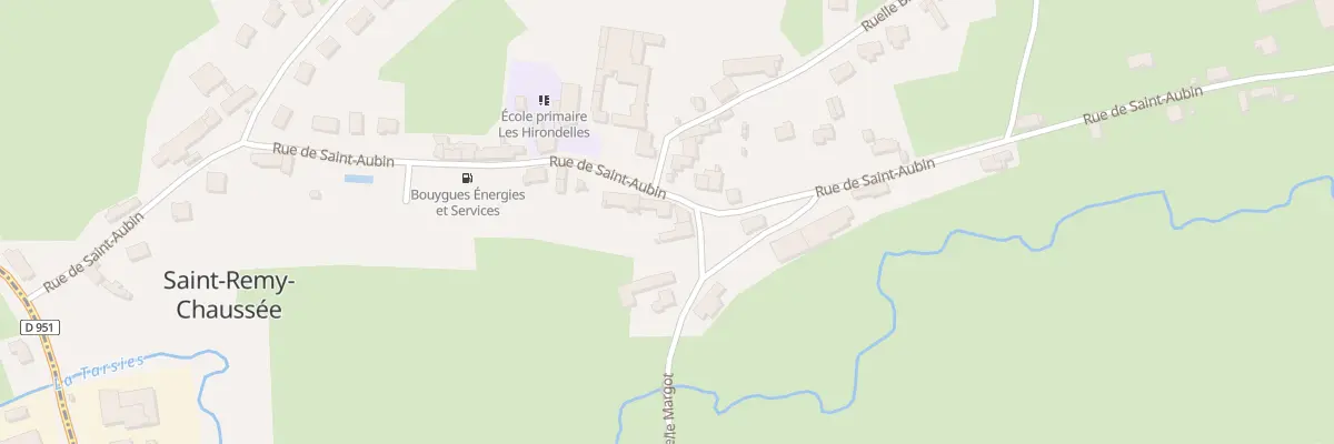 Plan du 34 Rue de Saint Aubin à Saint-Remy-Chaussée