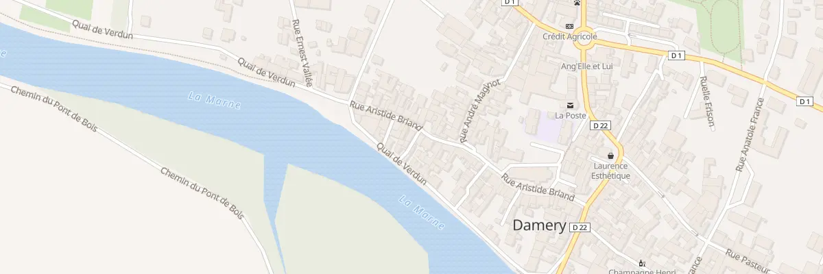 Plan du 53 Rue Aristide Briand à Damery