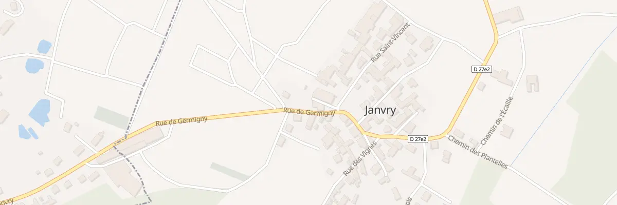 Plan du 2 Rue de Germigny à Janvry