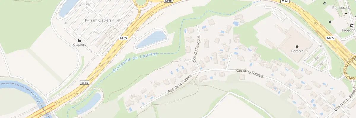 Plan du 21 Rue de la Source à Clapiers