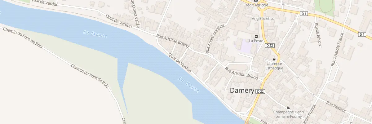 Plan du 22 Quai de Verdun à Damery