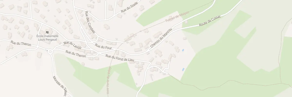 Plan du 1 Che du Mancou à Cussac-sur-Loire