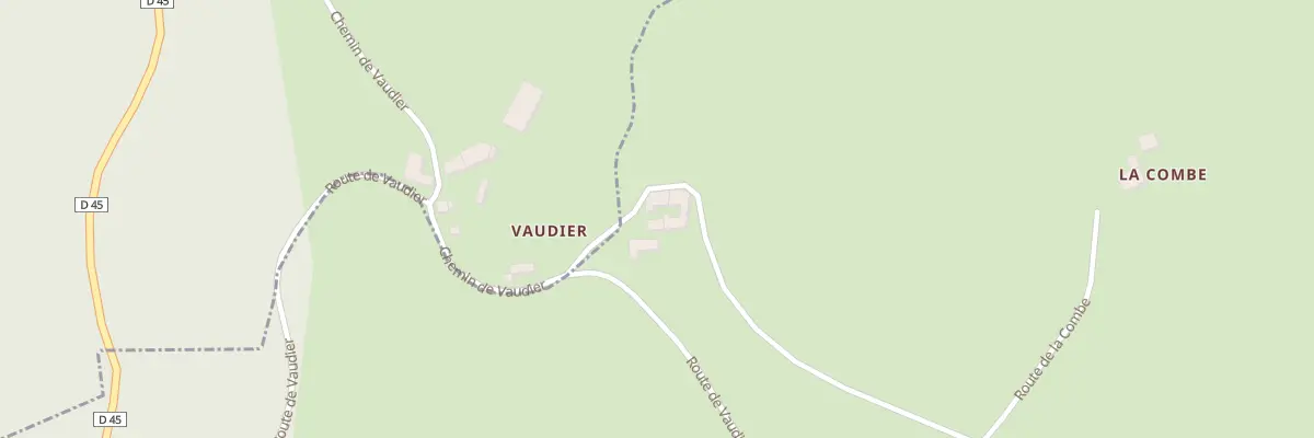 Plan du 1030 Rte de Vaudier à Juré