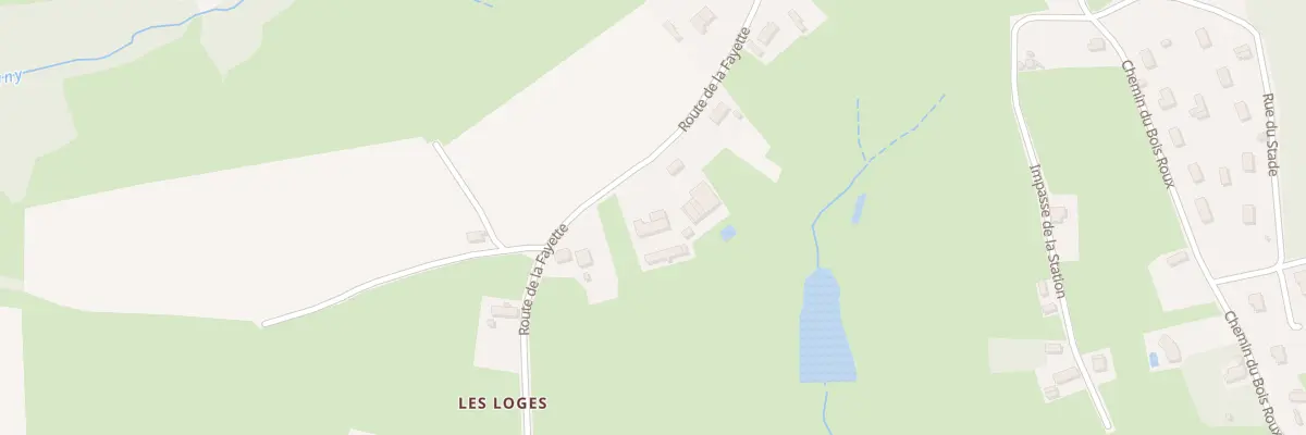 Plan du 17 Rte de la Fayette à Chalmoux