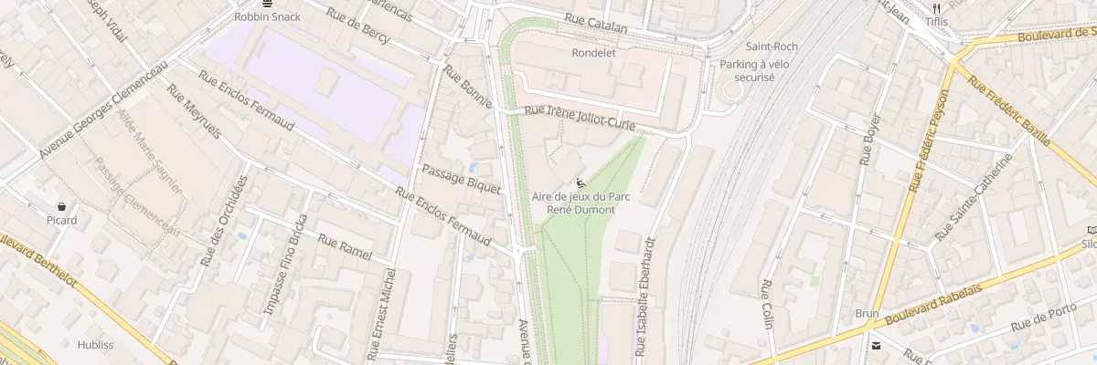 Plan du 3T Av de Maurin à Montpellier