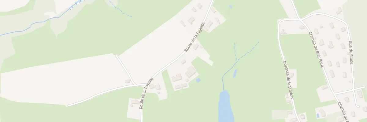 Plan du 15B Rte de la Fayette à Chalmoux