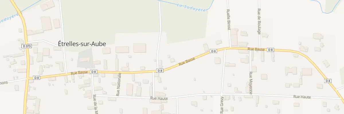Plan du 28 Rue Basse à Étrelles-sur-Aube