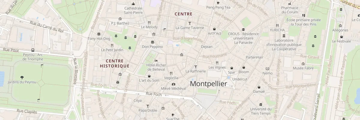 Plan du 7 Rue Castel Moton à Montpellier